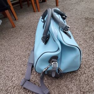 Mulholland duffel baby blue travel bag